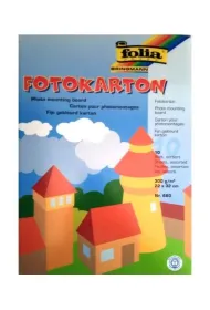 Galeria Hobby Teczka z kartonem kolorowym 300g 10 arkuszy