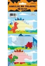 Henry Naklejki na zeszyty - Dinozaury 12 szt.