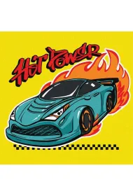 Ideyka Malowanie po numerach - Wycigi motorowe Kids