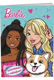 Mattel Barbie. Kolorowanka z naklejkami