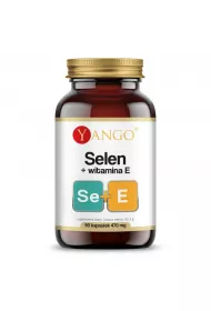 Yango Selen + naturalna witamina E Suplement diety 90 kaps.