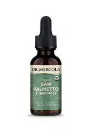 Dr. Mercola Organic Saw Palmetto Liquid Drops Suplement diety 60 ml
