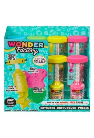 Wonder Factory Never Dry Dough Extruder - Pink Mga Entertainment