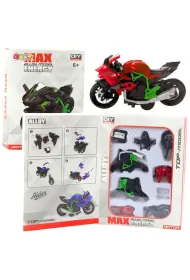 Motocykl do skr�cania metalowy 1:14 LeanToys