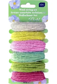 Interdruk Zestaw sznurk�w we�nianych 6x5m Pastel