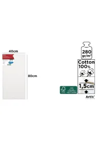 Artix Podobrazie 40x80x1,5cm, 280g