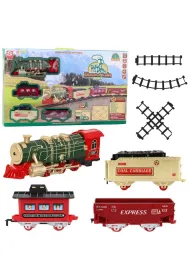 Kolejka �wiat�o, d�wi�k, dym 24el LeanToys