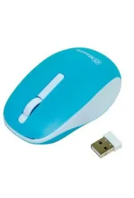 Msonic bezprzewodowa optyczna mysz komputerowa niebieska 1000DPI MX707B