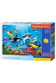 Puzzle 200 el. Tropikalny podwodny �wiat Castorland