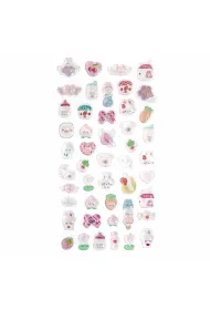 dpCraft Naklejki candy drops pink 47 szt szt