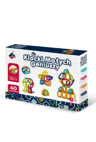 Klocki ma�ych geniuszy Geometryczne Szczotki 40 element�w