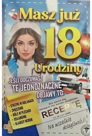 Yeku Karnet Urodziny 18