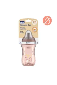Chicco Kubek niekapek ze s�omk� 266ml brzoskwiniowy 12m+