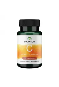 Swanson Witamina C1000 + Dzika Ra - suplement diety 30 kaps.