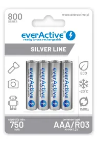everActive Akumulatory paluszki R03/AAA 800 mAH blister 4 szt.