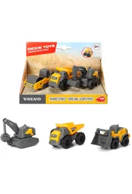 Pojazdy budowlane Volvo 3-pak Dickie Toys