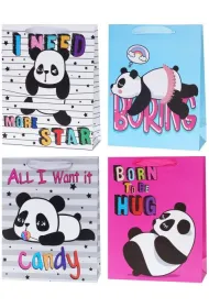 Rozette Torebka Lux 210 gsm �rednia Panda MIX (18x24x8,5)