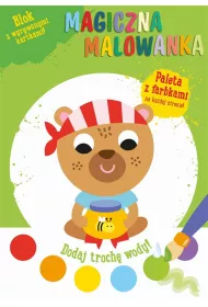 Magiczna malowanka z farbkami. Mi�