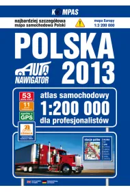 Atlas samochodowy Polska dla profesjonalist�w 1:200 000