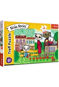 Puzzle maxi 24 el. Zabawy Kici Koci Trefl