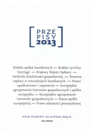 Przepisy 2013 Prawo Gospodarcze I Handlowe