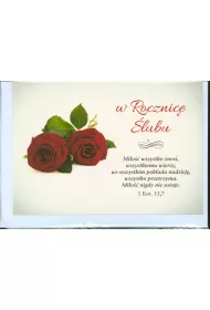 Kartka W Rocznic� �lubu. Mi�o�� wszystko znosi