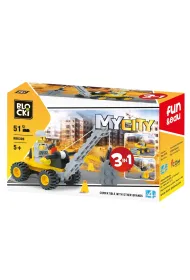 Klocki Blocki MyCity 3w1 - 51 elem
