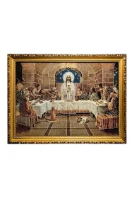 Obraz Haftowany Ostatnia Wieczerza 32x42cm