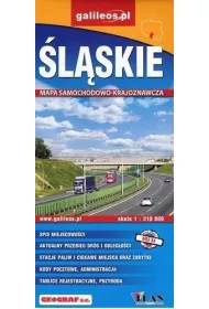 �l�skie mapa samochodowo-krajoznawcza 1:210000/Galileos/M.WODOODPORNA