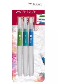 Tombow P�dzel wodny Water Brush r�ne ko�c�wki 3 szt.