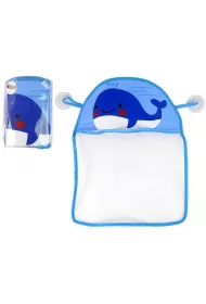 Siatka organizer na zabawki do k�pieli wieloryb LeanToys