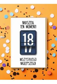Nadwyraz.com Karnet Urodziny 18