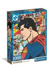 Puzzle 1000 el. Compact DC Superman Clementoni
