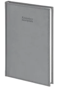 Kalendarz naucz. 2026/2027 A5 tyg. Vivella szary