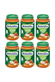BoboVita Potrawka z indyka z warzywami po 8 miesicu zgrzewka 6 x 190 g