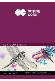 Happy Color Szkicownik klejony A5 80 arkuszy, 70gsm