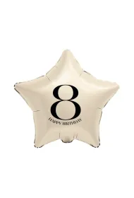 Godan BALON FOL GWIAZDA 8 KREM 44CM GO B/C