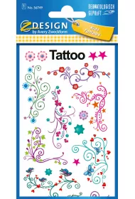 Tatua�e Kwiaty i motyle Avery Zweckform