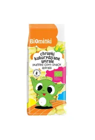 Biominki Chrupki kukurydziane spirale bezglutenowe 60 g Bio