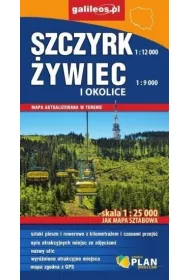 Mapa sztabowa - Szczyrk, �ywiec i okolice 1:25 000