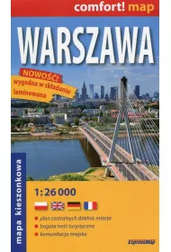 Warszawa - plan miasta 1:26 000 (laminat, midi)