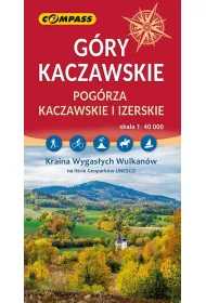 G�ry Kaczawskie Pog�rza Kaczawskie i Izerskie mapa skala 1 : 40 000