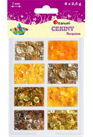 Titanum Cekiny 8 kolor�w