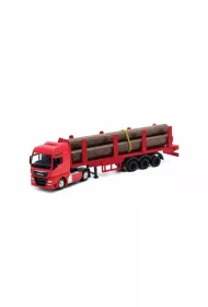 Truck MAN TGX z drewnem 1:64 WELLY