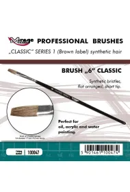 P�dzelek p�aski high quality classic rozm 6