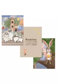 Zestaw Plakat�w A4 Rodzina 3 sztuki 332x216 mm