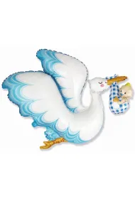 Godan Balon foliowy FX Bocian Baby Boy, pakowany 60cm