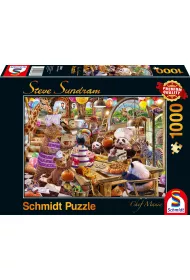 Puzzle 1000 el. Zwierzaki w kuchni Schmidt
