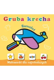 Gruba krecha. Samolot. Malowanki dla najm�odszych