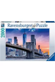 Puzzle 2000 el. 2D Panorama Nowego Jorku 16011 Ravensburger